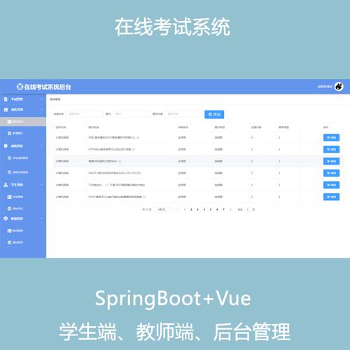 基于springboot2 vue2在线考试系统高校考试平台定制开发维护升级 -